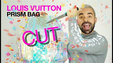 Cutting Up MY Louis Vuitton Prism Bag 